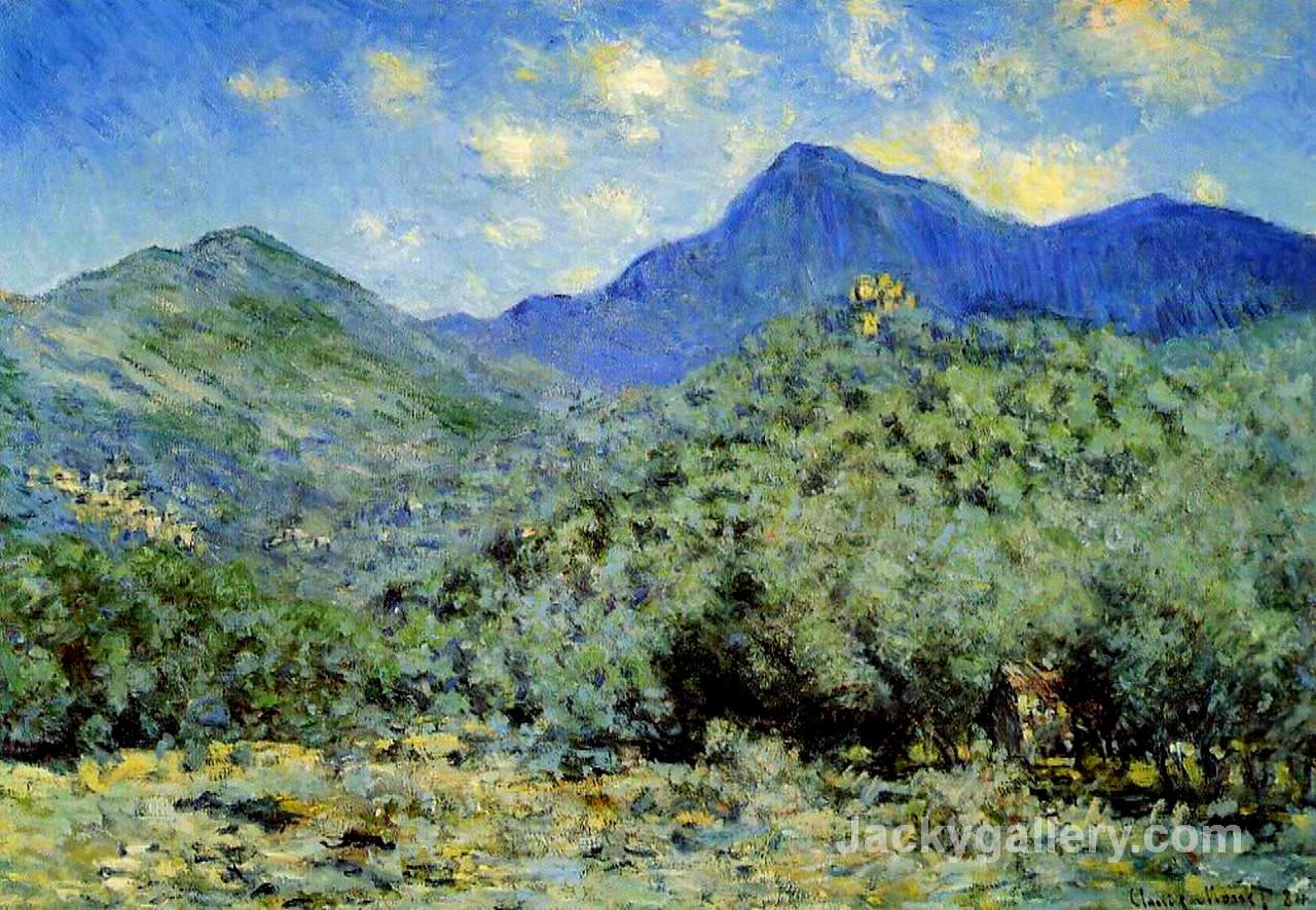 Valley Bouna near Bordighera by Claude Monet paintings reproduction